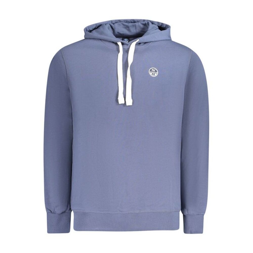 North Sails Blue Cotton Men Men's Sweater